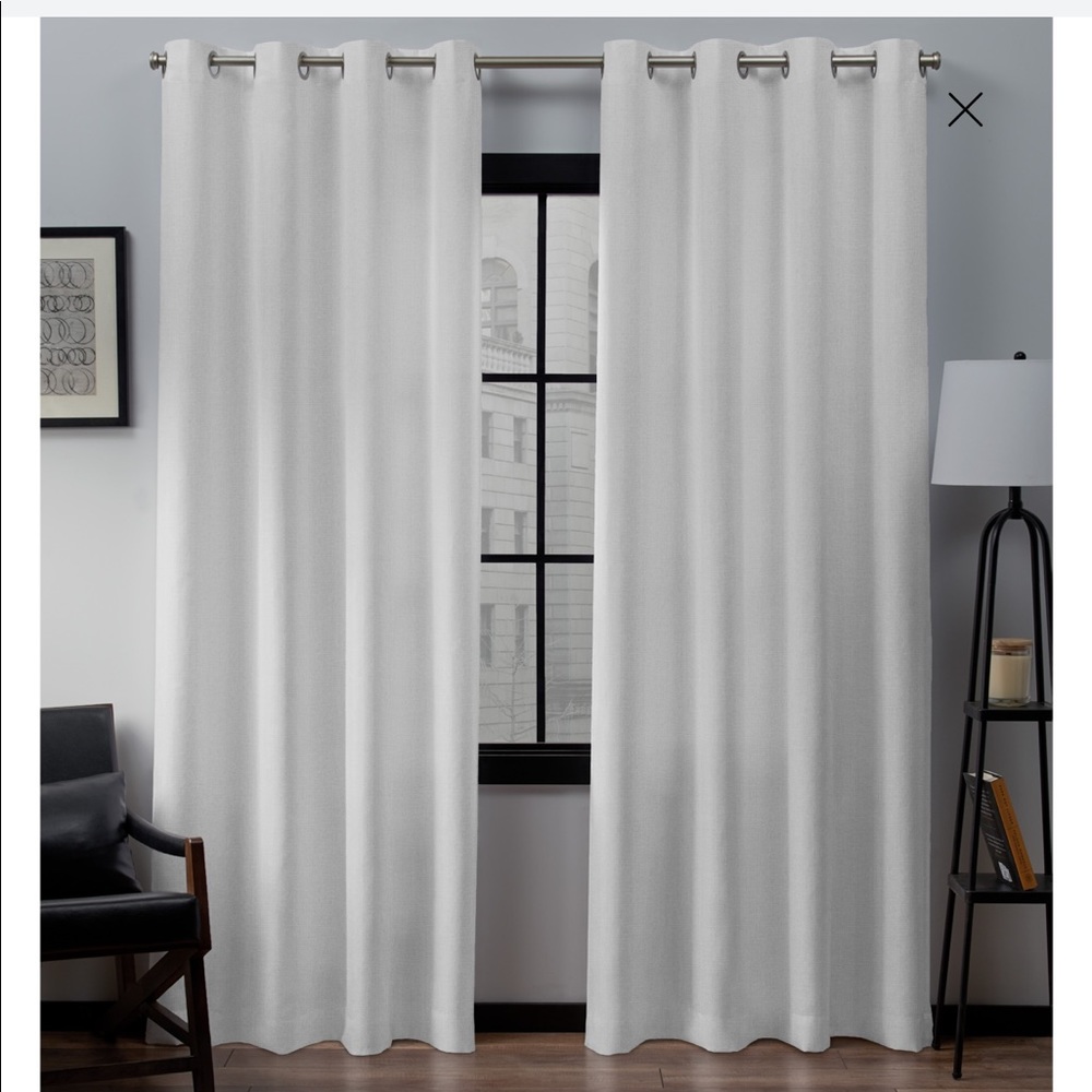 New Exclusive Home white panel curtains